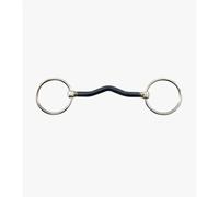 Straight curved blue horse shoe bit Premier Equine Sweet Iron