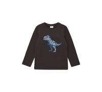 Straight Cut Long Sleeve Sequin T-Shirt Child s.Oliver Marron 6/7 years