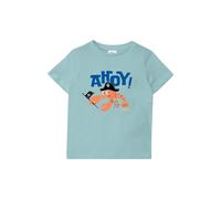 Straight Cut T-shirt with Foam Print Child s.Oliver Turquoise 6/7 years