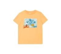 Straight Cut T-Shirt with Photo Print and Foam Child s.Oliver Jaune 8/9 years