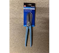 Straight Cut Tin Snips 250mm 10" Gilbow Type Sheet Metal Lead Heavy Duty