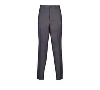 Straight Cut Wool Trousers with Piping, male, Dior, Slim-fit Trousers, Gray, L, Trousers L