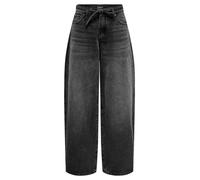Straight Denim Jeans with Polka Dots - female - ONLY - Wide Jeans - Black - W25 L32 - Jeans W25 L32