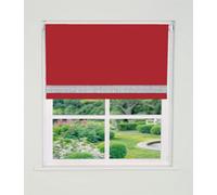 Straight Diamante Edge Border Dimout Roller Blind (165cm Drop) 60cm Light Grey