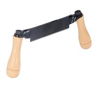 Straight Draw Knife, 8" 10" Draw Shave Knife Woodworking Debarking Hand Tool, Ergonomic Wooden Handle Drawknife Wood Carving Tools for Log Wood Fence Post(8in)