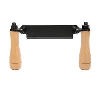 Straight Draw Knife, Steel Wooden Handle, High Hardness Polished Draw Shave Tool for Woodworking, Timber Framers, Furniture Fabricators