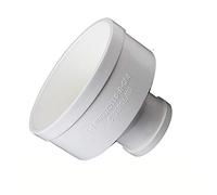 Straight Ducting Reducer Adaptor for Extractor Fan, Dia: 250mm to 110mm, Ducting Pipe Connector Round Tube Connector Ventilation Hose Coupler Joint Coupling Suit for ASTM D 1784 White