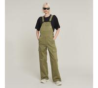 Straight Dungaree - Green - Women M