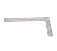 Straight Edge, 30cm Aluminum Alloy 90 Degree Straight Edge Ruler Straightedge Right Angle Ruler for Machinist Engineers, Woodworking, Construction(Standard)