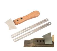 Straight Edge Guitar Neck Straight Laughed Guitar Stainless Steel Luthier Tools Portable Slot Scraper Leveling Measurement Maintenance Acoustic