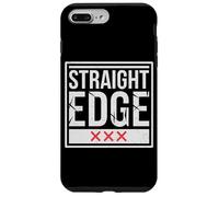 Straight Edge Saying Quote for Straight Edger Lifestyle XXX Case for iPhone 7 Plus/8 Plus