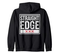 Straight Edge Saying Quote for Straight Edger Lifestyle XXX Zip Hoodie