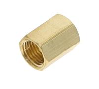 Straight Elbow 3-Way 4-Way Plug Nut Gasket Pipe Fittings, Brass BSP Male Female Adapter Coupler Connector 1pc(Straight-FF,3/4inch)