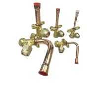 Straight Elbow 90 Degree Fit 1/4" 3/8" 1/2" 5/8" 3/4" 7/8" OD Copper Tube 3 Ways Angle Stop Way Valve Fitting Air Conditioner(5l8 Inch 15.88mm,Elbow 90 Degree)