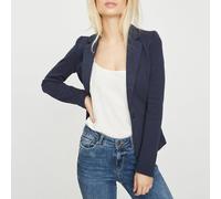 Straight Fit Blazer Navy Blue