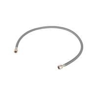 Straight Flexible Compression Hose 15MM X 1/2" X 1000MM, Bore: 10mm, Polymer Braid, Demountable & Reusable, 1 in Pack