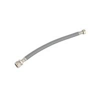 Straight Flexible Compression Hose 15MM X 15MM X 300MM, Bore: 10mm, Polymer Braid, Demountable & Reusable, 1 in Pack