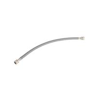 Straight Flexible Compression Hose 15MM X 15MM X 500MM, Bore: 10mm, Polymer Braid, Demountable & Reusable, 1 in Pack