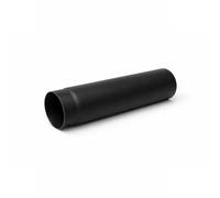 Straight Flue Pipe Cold Rolled Steel 150mm x 500mm Stove Chimney Black Matte