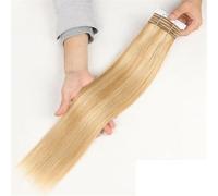 Straight Hair Double Drawn Human Hair Weave Bundles Hair Bundles