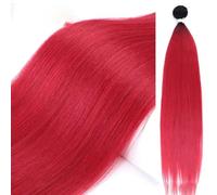 Straight Hair Extensions Ombre Blonde Fake Hair Bundles Super Long Hair Synthetic 24 Inch Straight Hair Full to End-TT1B-BRED-24inches-60cm