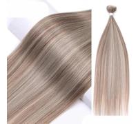 Straight Hair Extensions Ombre Blonde Fake Hair Bundles Super Long Hair Synthetic 24 Inch Straight Hair Full to End-P12-16-613-24inches-60cm