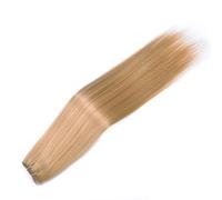 Straight Hair Extensions Synthetic Smooth Ombre Hair Weaving 26 Inches Brown Synthetic Straight Hair Bundles Full To End