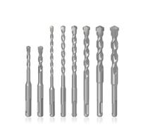 Straight Hammer Drill Bit 350-500mm SDS Puls Tungsten Steel Alloy Expansion Impact Drill 1Pcs(25mm,450MM_Round)