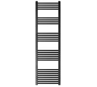 Balterley Straight Heated Heated Towel Rail Radiator, 1032W, 500 x 1800mm, Matt Black