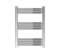 Balterley Straight Heated Towel Rail Radiator, 256W, 600 x 700mm, Chrome in Silver Balterley Silver