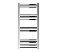 Straight Heated Heated Towel Rail Radiator, 344W, 500 x 1100mm, Chrome