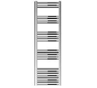Straight Heated Heated Towel Rail Radiator, 353W, 400 x 1600mm, Chrome