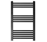Balterley Straight Heated Towel Rail Radiator, 455W, 500 x 800mm, Matt Black Balterley Black