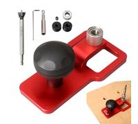 Straight Hole Drilling Template | Drilling Device for Straight Holes on Workbenches | Accessories for Woodworking Machines for Furniture Making Model Making Crafts DIY Projects Cabinet Mounting