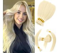 Straight Human Hair Bulk for Braiding #60 Blonde No Weft Remy Braids Hair Extensions 100g(26 Inch)