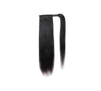 Straight Human Hair Ponytail Wrap Around 100% Human Hair Ponytails for Women Natural(30inches)