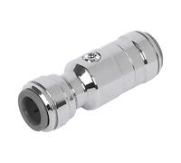 Straight ISOLATING Valve X, Superbly Engineered Chrome-Plated Brass Valve, 1 in Pack