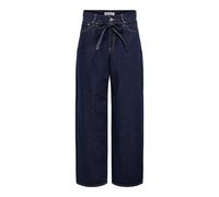 ONLY Onlgianna Mw Straight DNM Dot630, Dark Denim Blue, 26W x 30L