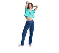 Straight Jeans for Women Roxy Moonrise Long Mid Bleu 29