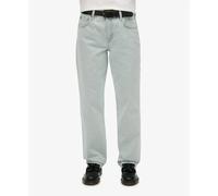 Straight Jeans for Women Superdry Mid Rise Bleu 32x30