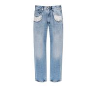 Maison Margiela Women's 5 Pockets Contrast Boyfriend Jeans Col. 470