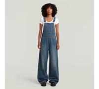 Straight Leg Dungaree - Dark blue - Women M
