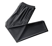 Straight Leg Joggers Men Sports Trousers Sweater Pants Men'S Gym Pants Elasticated Waist Quick Dry Pants with Zip Pockets Track Suit Bottoms Baggy Straight Leg Lightweight Gym Sports Activewear