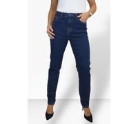 Paulo Due Women's Straight Leg Jeans Ladies Stretch Denim High Waisted Pants Dark Indigo Blue Wash 10-22 (10)