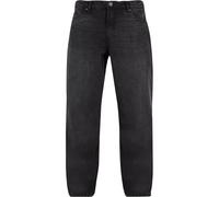 Straight-leg zipped jeans Urban Classics Heavy Ounce Noir 32