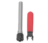 Straight Long Collet Chuck Holder CNC Milling Extension Rod, 17mm Clamping Range Wrench, ER11 Compatibility