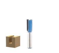 Straight Milling Cutter 8mm Shank Carbide Router Bit for Woodworking | 8mm shank carbide straight bit designed for precise wood slotting and engraving on CNC routers