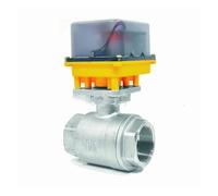 Straight Miniature Solenoid Valve Small Electric Control Valve AC220V DC12V DC24V DN15-50 Stainless Steel Motorized Ball Valve(Dn32,12V)