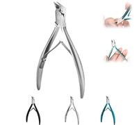 Straight Nail Clipper, Long Handled Toenail Clippers,traight Blade Toenail Clipper for Thick & Ingrown Hard Toenail Fingernail (Silver)