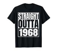 Straight Outta 1968 Vintage Year Classic Birth of Birthday T-Shirt